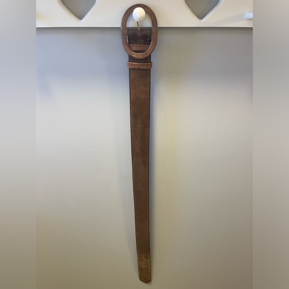 Vintage Cambridge Spirit Brown Suede Belt